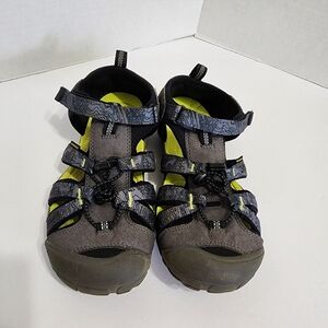 KEEN Newport H2 Women’s Sandals Size 7 Gray Yellow Hiking Water Shoes